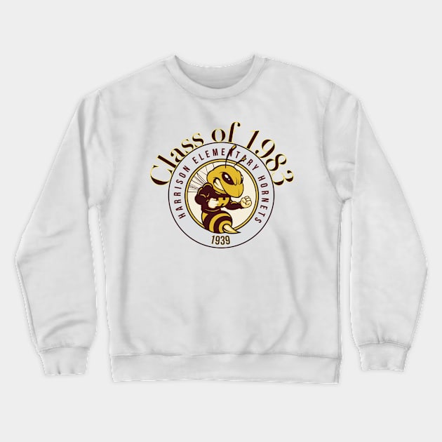 Harrison Hornets 1983 Crewneck Sweatshirt by lander7156